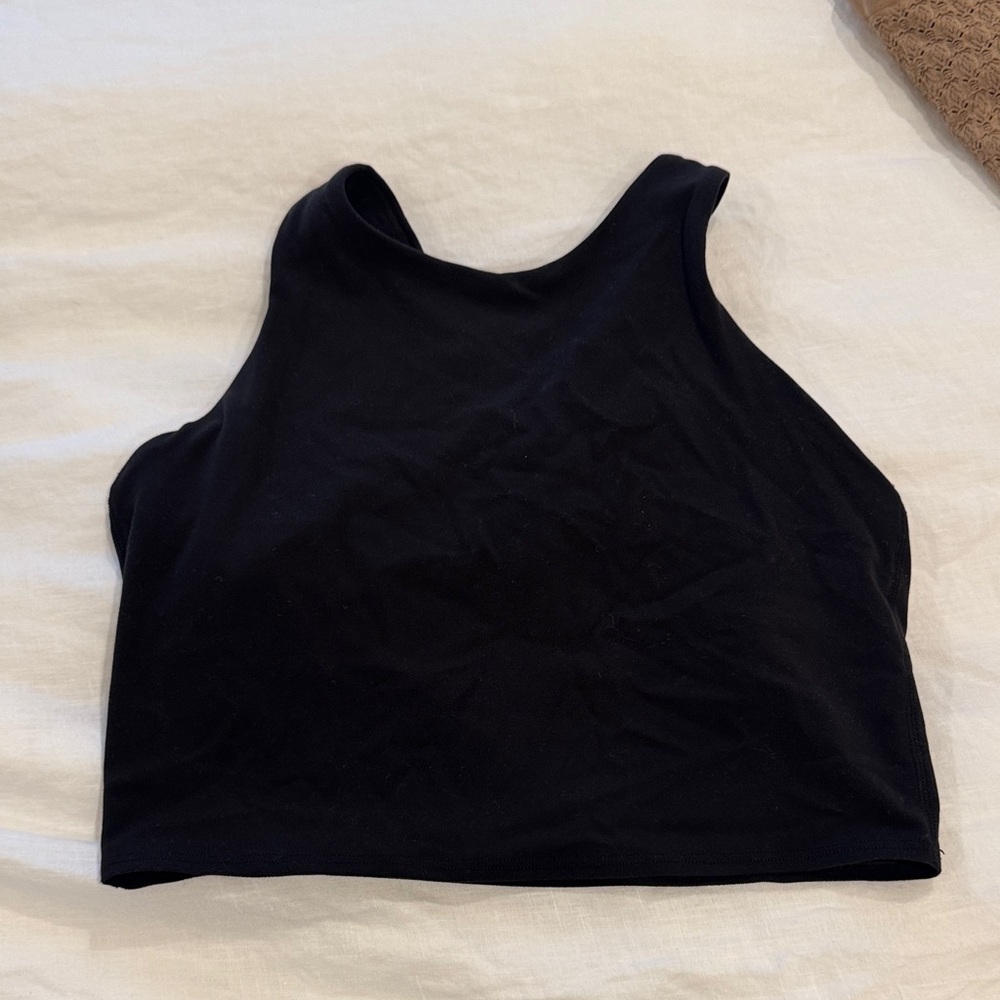 Athleta Black Crop Top